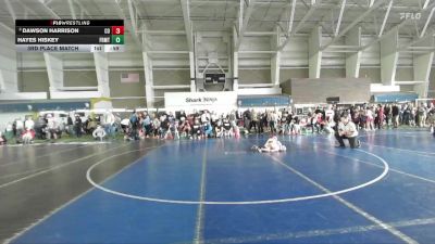 45 lbs 3rd Place Match - Dawson Harrison, Colorado Outlaws vs Hayes Hiskey, Sanderson Wrestling Academy