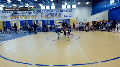 145 lbs 1st Place Match - Arianna Antoniou, Headhunters vs Sariah Franco, Bear Clan Wrestling Club