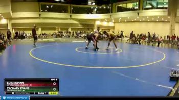 220 lbs Round 5 (10 Team) - Luis Roman, D1 Wrestling Academy vs Zachary Evans, Yeti Wrestling