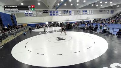 165 lbs Champ. Round 1 - Demid Salnikov, Palisades Charter vs Isaac Gamboa, El Camino Real Charter