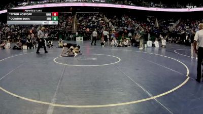 4A 132 lbs Cons. Semi - Connor Susa, Hickory Ridge High School vs Tyton Kostoff, William Amos Hough High School