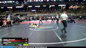 145 lbs Quarterfinal - Jewell Williams, Jensen Beach vs Gavin Pope, Buford HS