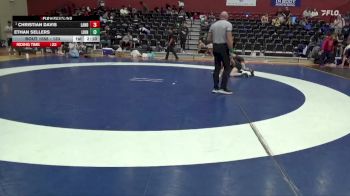 133 lbs Semifinal - Christian Davis, Lander vs Ethan Sellers, Life University
