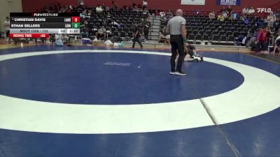 133 lbs Semifinal - Christian Davis, Lander vs Ethan Sellers, Life University
