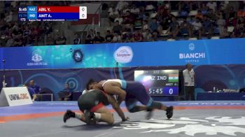 79 kg 1/4 Final - Yerkhan Abil, Kazakhstan vs Amit Amit, India