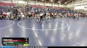 50 lbs Semifinal - Hutch Nordin, Ravage vs Ryker Wylie, Sanderson Wrestling Academy