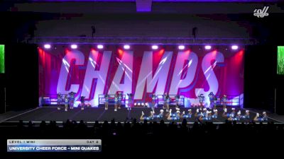 University Cheer Force - Mini Quakes [2025 L1 Mini Day 2] 2025 CHAMPS Grand Nationals