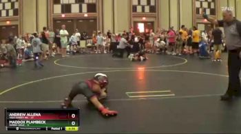 70 lbs Round 4 (6 Team) - Maddox Plambeck, SVRWC Gold vs Andrew Allena, Yale Street WC