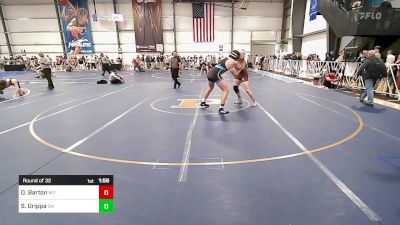 220 lbs Round Of 32 - Owen Barton, WY vs Sebastian Grippa, OH