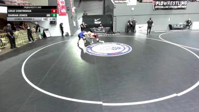 All Cadet Boys Freestyle Lower - 138 lbs Cons. Semis - Cruz Contreras vs Damian Jones, Granite Wrestling Club