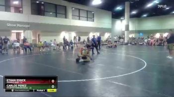 152 lbs Round 2 (6 Team) - Carlos Perez, Maximum Performance vs Ethan Essick, Oswego High