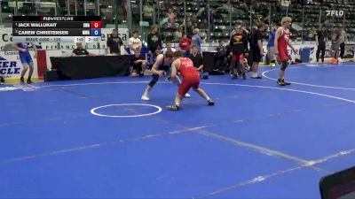 120 lbs 1st Place Match - Jack Wallukait, Sebolt Wrestling Academy vs Carew Christensen, Moen Wrestling Academy