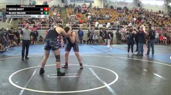 217 lbs 5th Place Match - Devon Whitt, Fredericktown High School vs Blake Welker, West Geauga