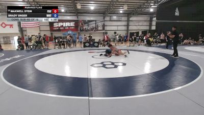 79 kg Cons. Sub-rd Of 16 - Maxwell Stein, Pennsylvania RTC vs Brady Unger, WNY RTC