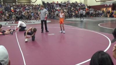 PW-12 lbs Cons. Round 1 - Harrison Morrow, Lynx Wrestling Club vs Brightyn Brown, Big Game Wrestling Club