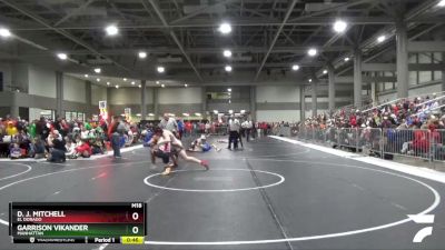 165 lbs Cons. Round 2 - Garrison Vikander, Manhattan vs D. J. Mitchell, El Dorado