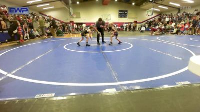 49 lbs Consi Of 8 #2 - Landry Eskridge, Bristow Youth Wrestling vs Ryder Jenkins, Beggs Youth Wrestling Program