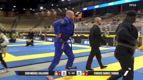 Terrence Darnell Thomas vs Keon Michael Gallagher 2025 Pan Jiu Jitsu IBJJF Championship