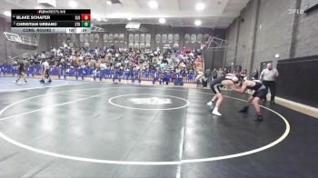 126 lbs Cons. Round 1 - Christian Urbano, Stockdale vs Blake Schafer, San Luis Obispo