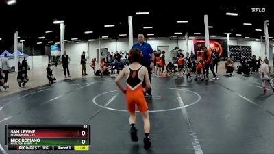 56 lbs Round 1 (4 Team) - Sam Levine, Diamond Fish vs Nick Romano, Marlton Chiefs