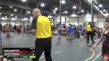 91 lbs Round 2 (6 Team) - Bryson Connelly, Steel Valley Psychos vs Casey Crumpton, Olympia Black