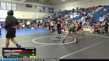 138 lbs Cons. Round 6 - Samuel Altamirano, Tustin High School vs Maddox Herrera, Esperanza