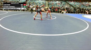 132 lbs Consi Of 16 #1 - Lane Zehr, Homedale vs Cayden Campbell, Allen