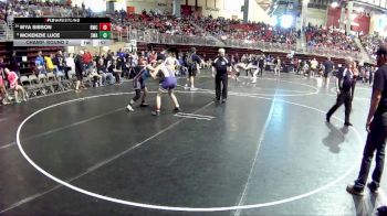 120 lbs Champ. Round 2 - Mya Sibson, Blair Wrestling Club vs McKenzie Luce, 308 Wrestling Academy