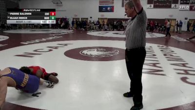 141 lbs Champ. Round 1 - Pierre Baldwin, Central vs Elijah Reece, Minnesota State Mankato