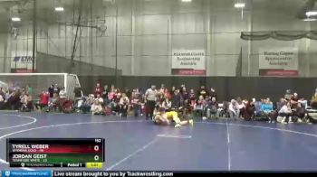 152 lbs Round 1 (4 Team) - Jordan Geist, Tennessee White vs Tyrell Weber, Wyoming Gold