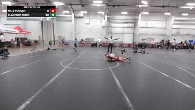 105 lbs Round 1 - Clarence Shirk, Mechanicsburg vs Nate Fowler, Red Land