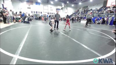 46 lbs Round Of 32 - Aiden Wood, Southmoore SaberCats Wrestling vs Cory Clark, Norman Grappling Club