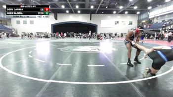 184 lbs Cons. Semi - Cory Cannan, Lindsey Wilson (Ky.) vs Ghee Rachal, St. Thomas University