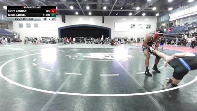 184 lbs Cons. Semi - Cory Cannan, Lindsey Wilson (Ky.) vs Ghee Rachal, St. Thomas University