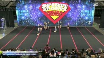 Alpha Company Tumbling and Cheer - Chaos [2026 L1 Youth - Flex Day 2] 2026 Spirit Sports Indianapolis Nationals