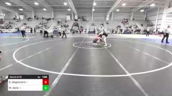 106 lbs Round Of 16 - Sebastian Degennaro, FL vs Miguel Solis, TX