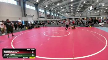 199 lbs Semifinal - Kaeli Forrester, Amped Wrestling Club vs Zayly Adams, El Paso Supers Wrestling Club
