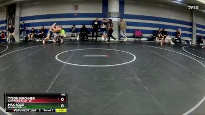 160 lbs Round 1 (8 Team) - Tyson Kirchner, U2 Uprising Black vs Max Solis, Headhunters