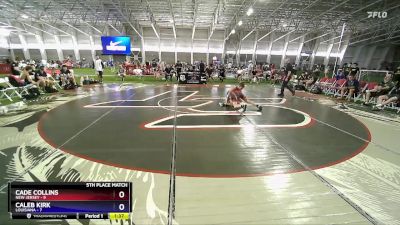 113 lbs Placement Matches (8 Team) - Cade Collins, New Jersey vs Caleb Kirk, Louisiana