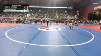 120 lbs Cons. Semi - Keston Johnson, Star Valley vs LouAnn Bryant, Campbell County