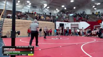 49-52 lbs 1st Place Match - Josiah Salas, Bulldog Premier WC vs Christian Nordyke, Region WA