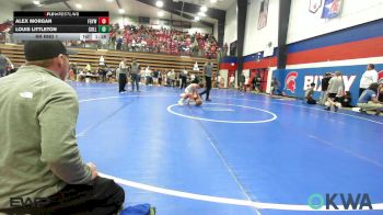 64 lbs Rr Rnd 1 - Alex Morgan, Fort Gibson Youth Wrestling vs Louis Littleton, Collinsville Cardinal Youth Wrestling