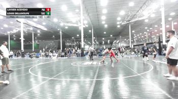 174 lbs Quarterfinal - Layden Acevedo, Parabellum Wrestling Academy- HSC vs Louis DellaVolpe, Takedown Sports - HSC