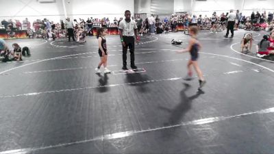 57 lbs Semis (4 Team) - Stephanie Amorim, MF Angels vs Laykin Arnott, Level Up Wrestling Center