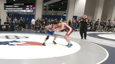 55 kg Cons. Sub-quarters - Anthony Curlo, New Jersey vs Spenser McCammon, Maurer Coughlin Wrestling Club