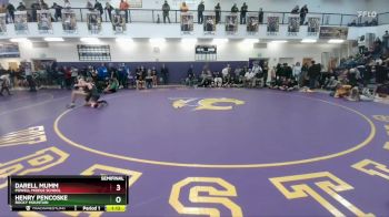 110 lbs Semifinal - Darell Mumm, Powell Middle School vs Henry Pencoske, Rocky Mountain