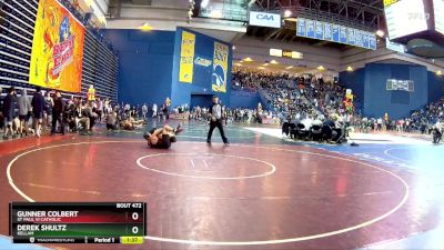 165 lbs Champ. Round 1 - Gunner Colbert, St Paul VI Catholic vs Derek Shultz, Kellam