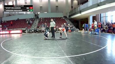 93 lbs Champ. Round 1 - Wyatt Williamson, Williamsburg Wrestling Club vs Arshawn Negahban, Nova WC