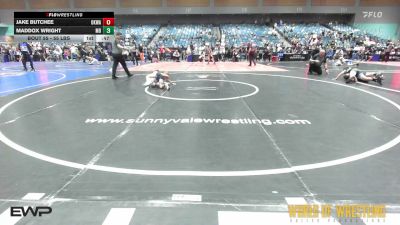55 lbs 5th Place - Jake Butchee, OKWA vs Maddox Wright, Mad Dawg Wrestling Club