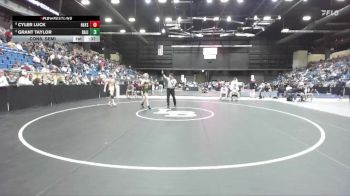 106 lbs Cons. Semi - Cyler Luck, Hays vs Grant Taylor, Basehor-Linwood HS